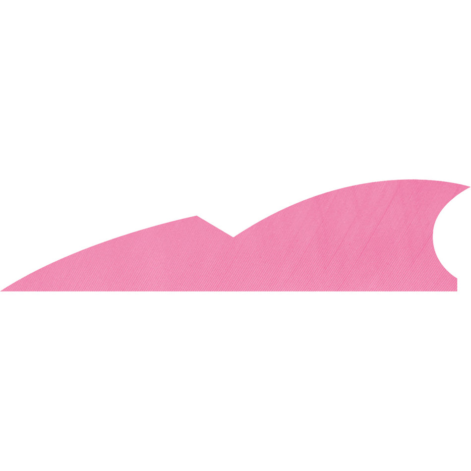 Gateway Batwing Arrow Fletching Feathers Flo Pink 2 in. LW 50 pk.