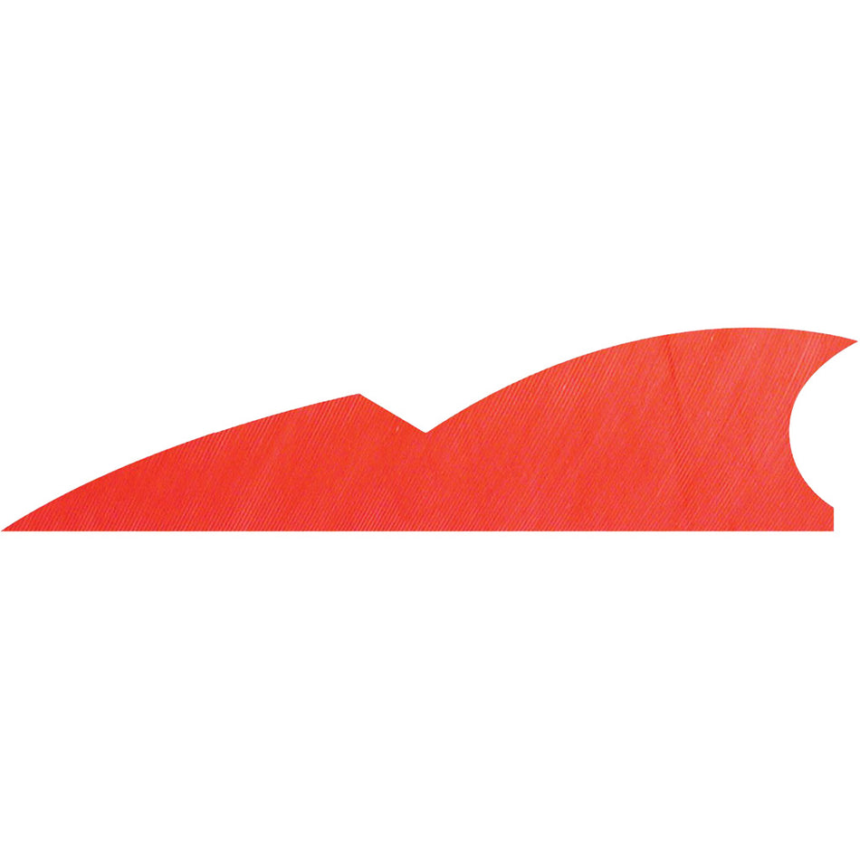 Gateway Batwing Arrow Fletching Feathers Rose Red 2 in. LW 50 pk.