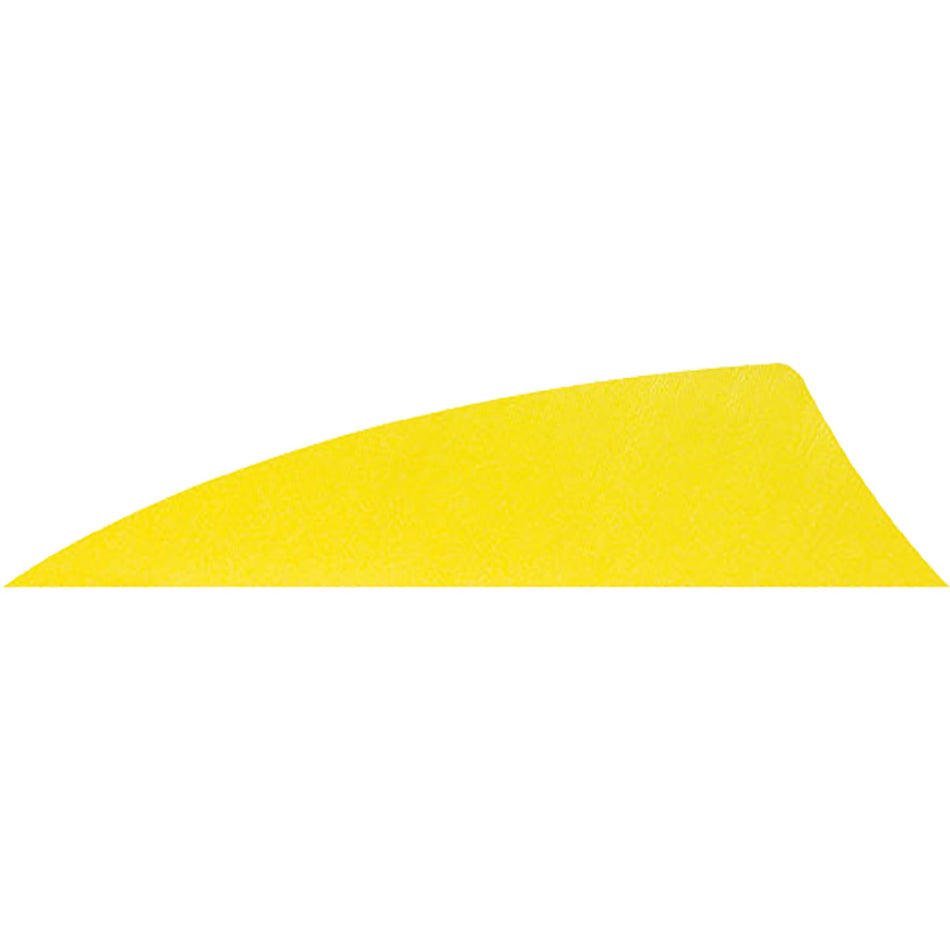 Gateway Rayzr Arrow Fletching Feathers Flo Yellow 2 in. LW 50 pk.