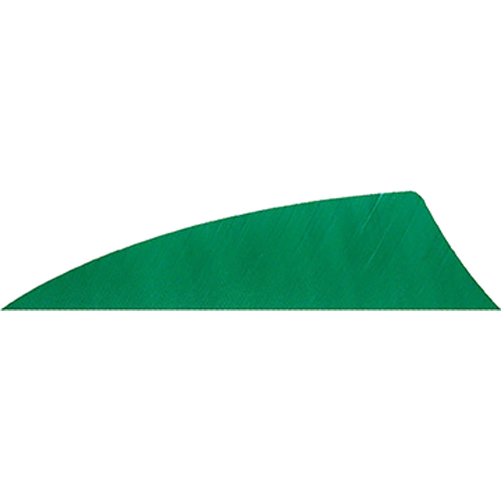 Gateway Rayzr Arrow Fletching Feathers Green 2 in. LW 50 pk.