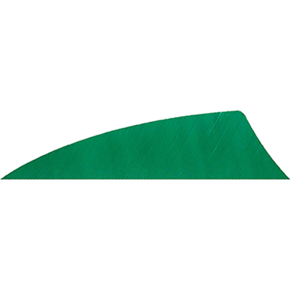 Gateway Rayzr Arrow Fletching Feathers Green 2 in. LW 50 pk.