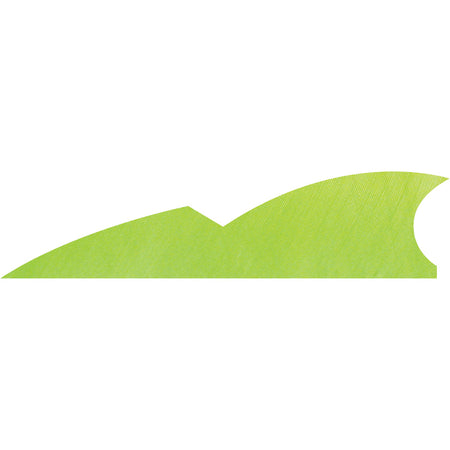 Gateway Batwing Arrow Fletching Feathers Chartreuse 2 in. RW 50 pk.