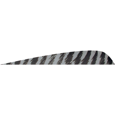 Gateway Parabolic Barred Grey Arrow Fletching 4 in. LW Pack of 50