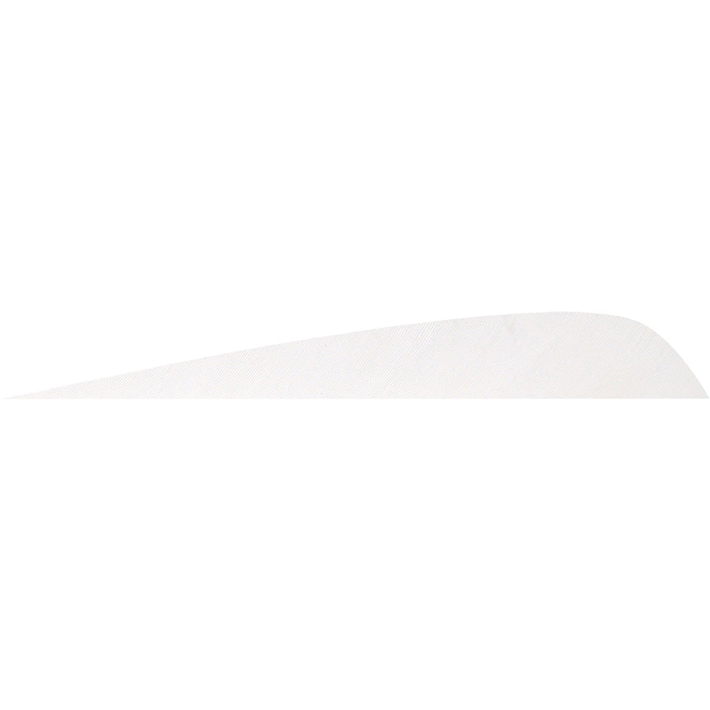 Gateway Parabolic Flo White 4 in. Left Wing Arrow Feathers 50 pk.