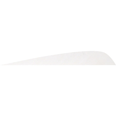 Gateway Parabolic Flo White 4 in. Left Wing Arrow Feathers 50 pk.