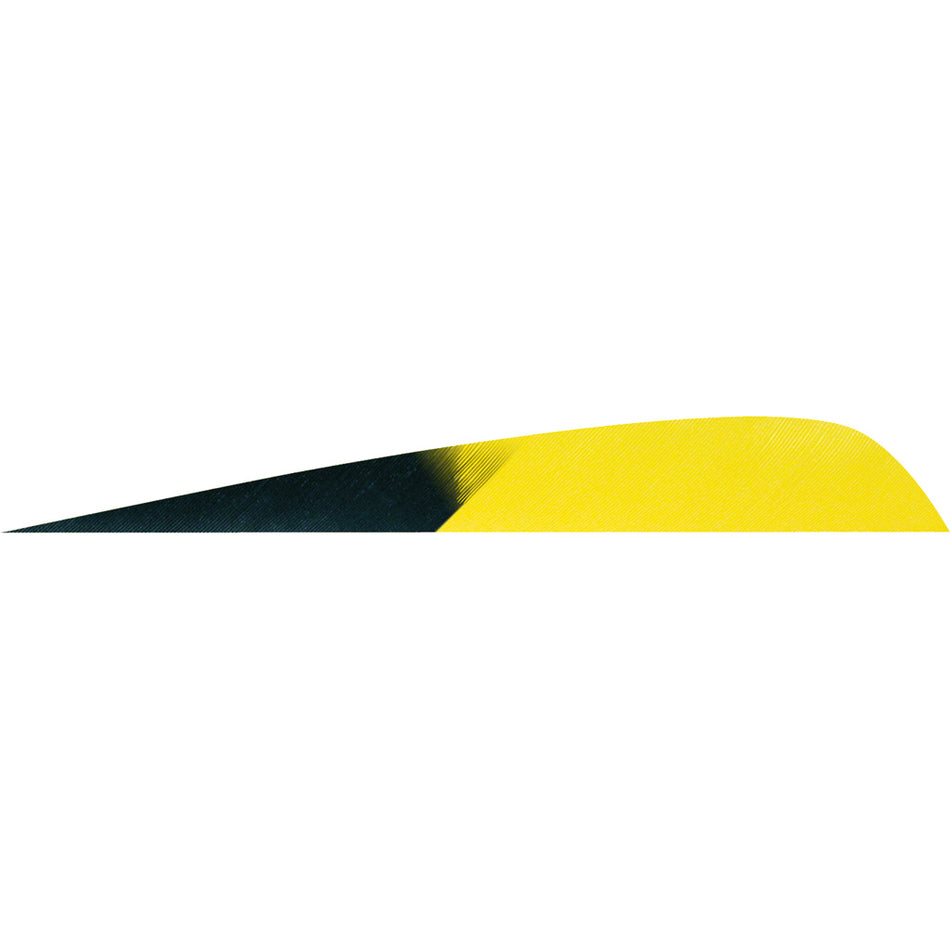 Gateway Parabolic Kuro Flo Yellow 4 in. Left Wing Arrow Feathers 50 pk.