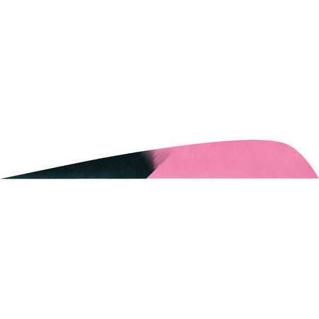Gateway Parabolic Kuro Pink 4 in. Left Wing Arrow Feathers 50 pk.