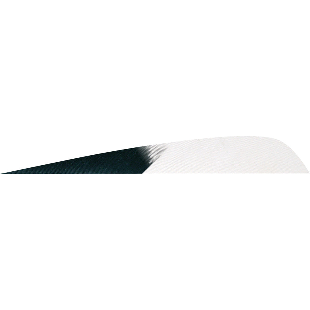Gateway Parabolic Kuro White 4 in. Left Wing Arrow Feathers 50 pk.