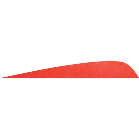 Gateway Feathers Red Parabolic Shape 4 in. Left Wing 50 pk.