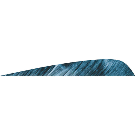 Gateway Feathers Tre Blue Parabolic Shape 4 in. Left Wing 50 pk.