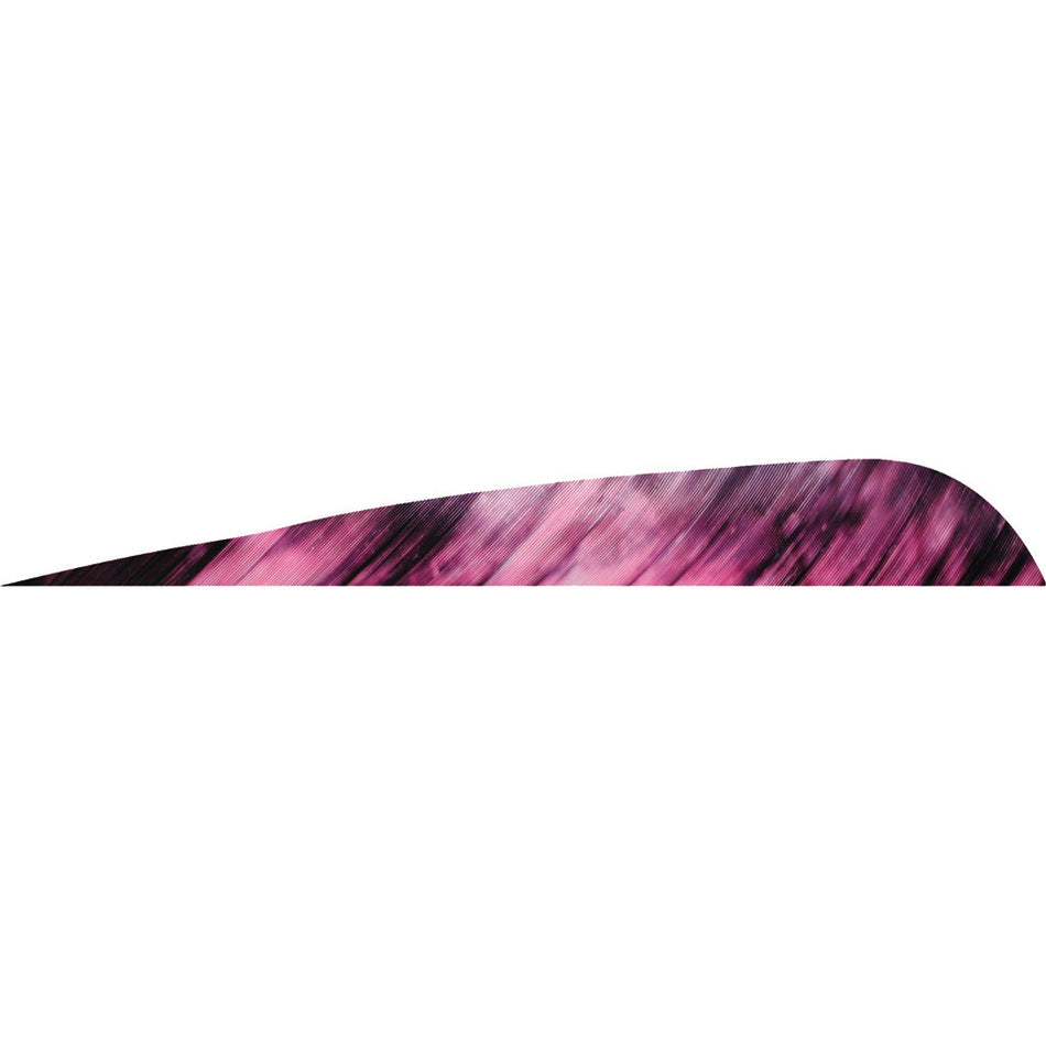 Gateway Feathers Tre Purple Parabolic Shape 4 in. Left Wing 50 pk.