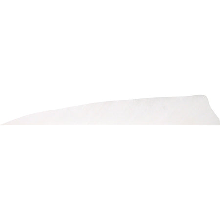 Gateway Flo White Shield Cut Feathers 4 in. LW 50-Piece Pack