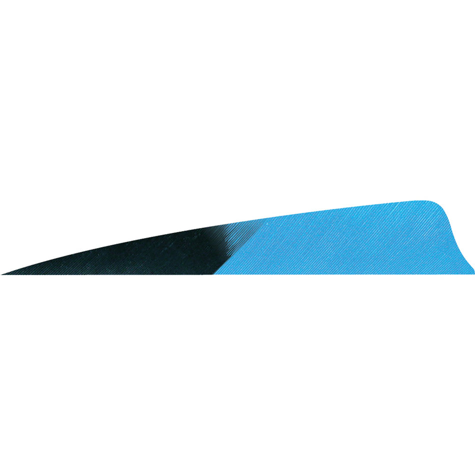 Gateway Kuro Blue Shield Cut Feathers 4 in. LW 50-Piece Pack