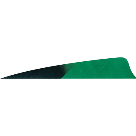 Gateway Kuro Green Shield Cut Feathers 4 in. LW 50-Piece Pack