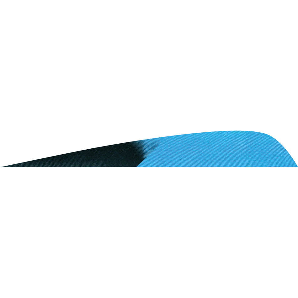 Gateway Parabolic Arrow Fletching Kuru Blue 4 in. RW 50 Count