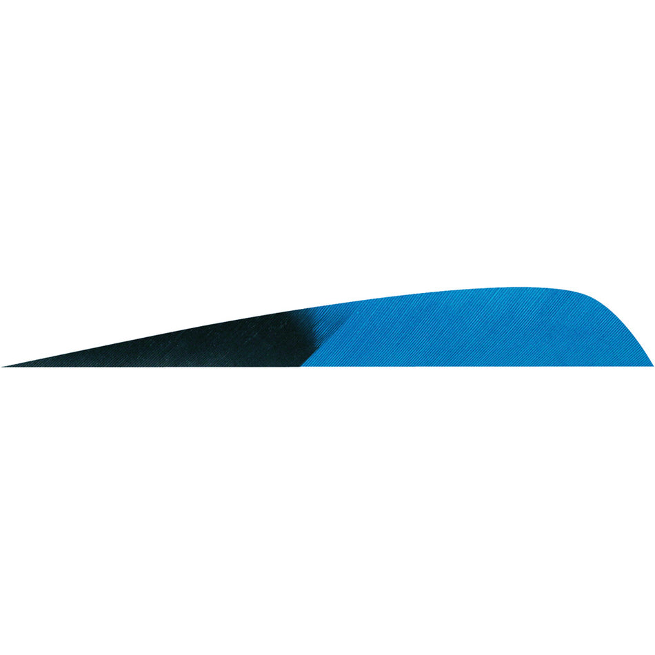 Gateway Parabolic Arrow Fletching Kuru Denim 4 in. RW 50 Count