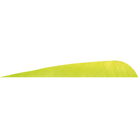Gateway Parabolic Arrow Fletching Lemon Lime 4 in. RW 50 Count