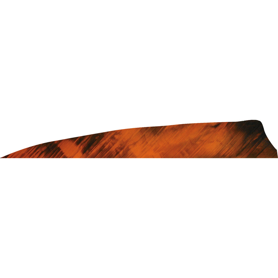 Gateway Feathers Shield Cut Tre Orange 4 in. Right Wing 50 pk.