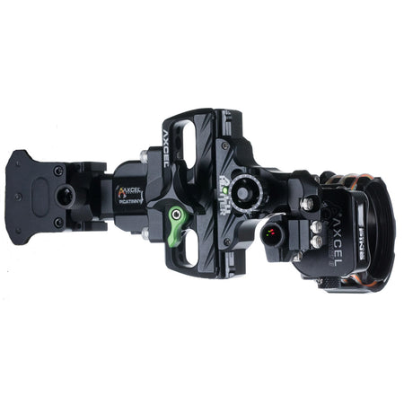 Axcel AccuHunter Picatinny 41mm 1-Pin .019 Green RH-LH Archery Sight