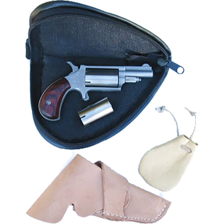 NAA 22MCBK Super Companion .22 Caliber Black Powder Revolver Kit #11 Perc. Cap 5 rd. Stainless