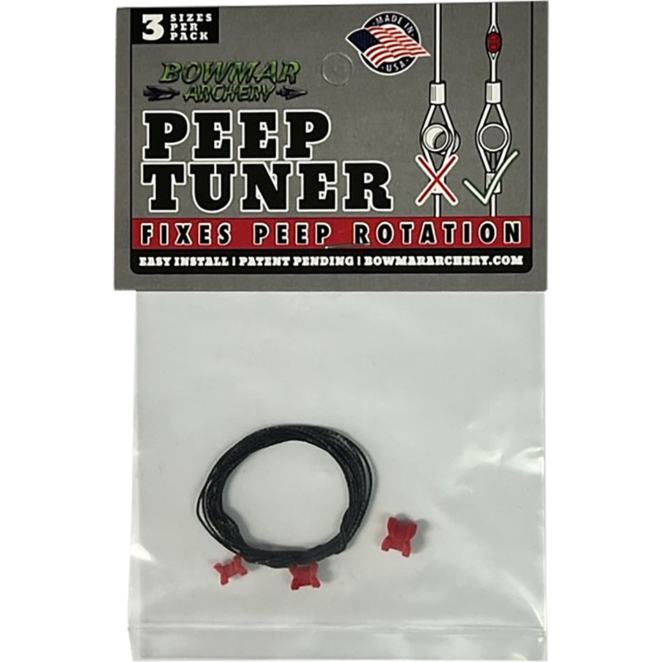 Bowmar Red Archery Peep Tuner Bow String Tool