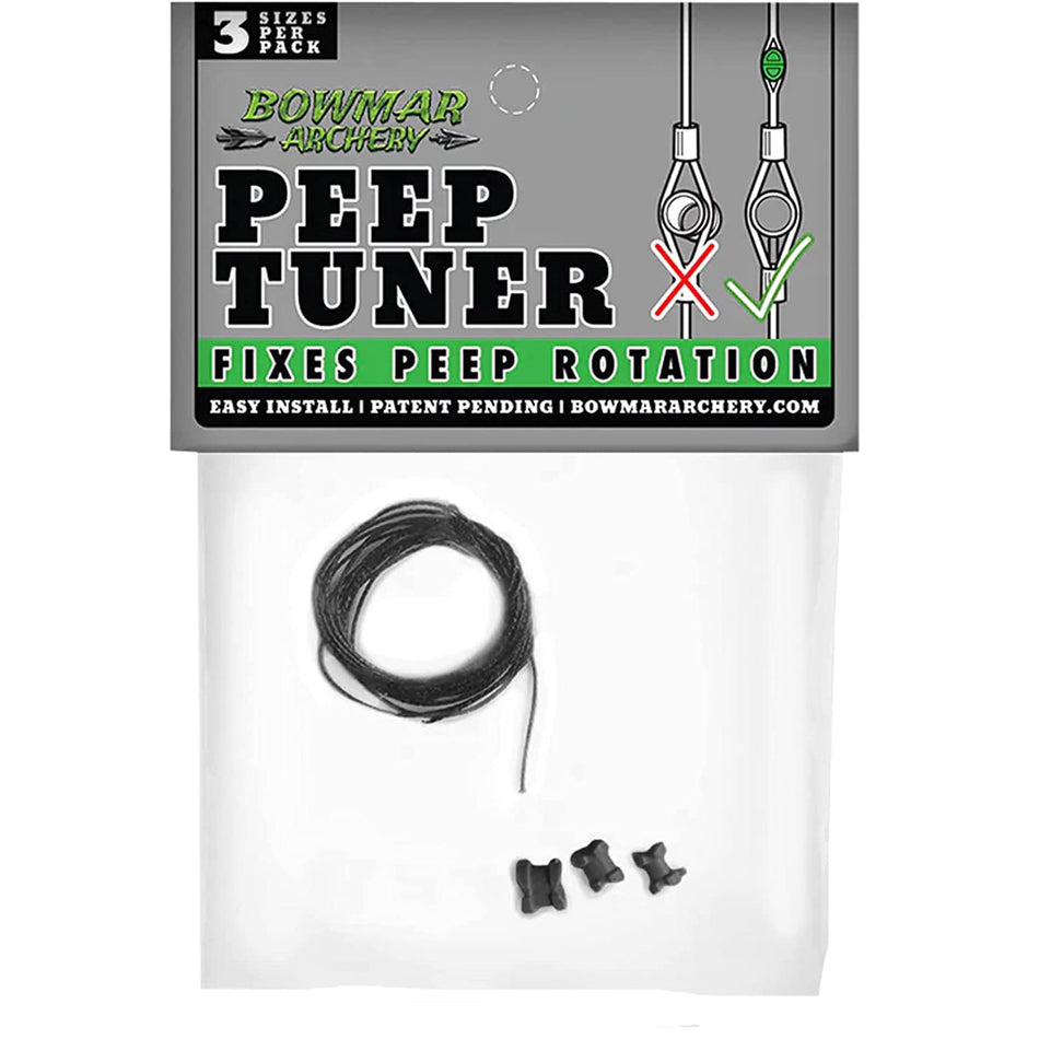Bowmar Black Archery Peep Tuner Bow String Tool