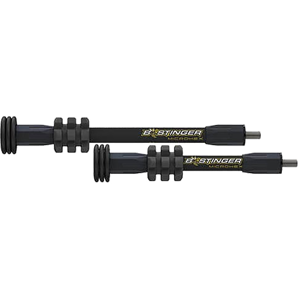Bee Stinger MicroHex 8"/6" Stabilizer Kit Black with Elite Side Arm