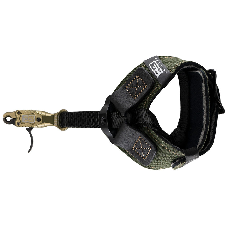 B3 Rook Trigger Release with Flex Connector OD Green