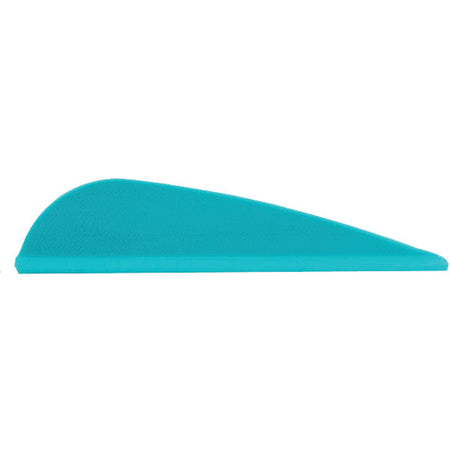 AAE Elite Plastifletch Teal Fletching Vanes 1.75 Inch 100 pk.