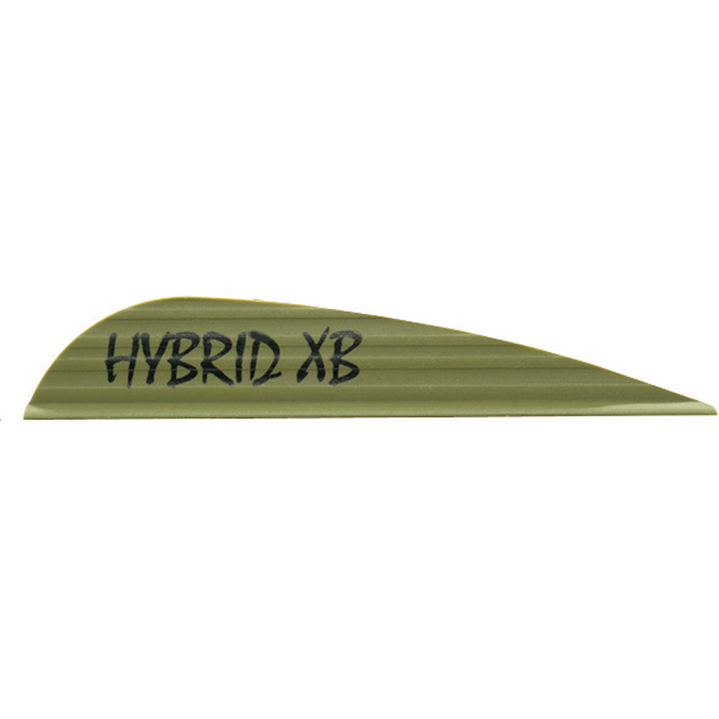AAE Hybrid 16 OD Green Fletching Vanes 1.7 Inch 100 pk.