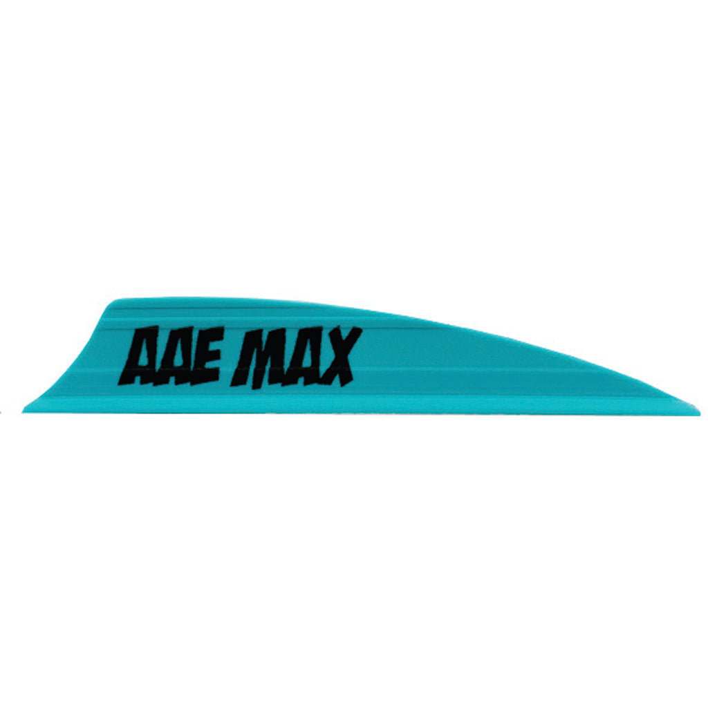 AAE Pro Max Teal 1.7-Inch Arrow Vanes 100 Count
