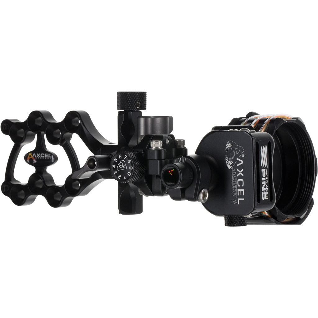 Axcel ArmorTech Lite Black .010 4 Pin Bow Sight with Rheostat Cover