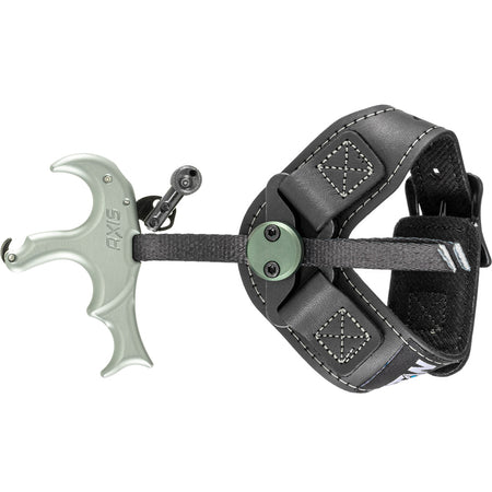 Stan Axis 3-Finger Leather Wrist Strap Release Aid - Adjustable Travel and Tension