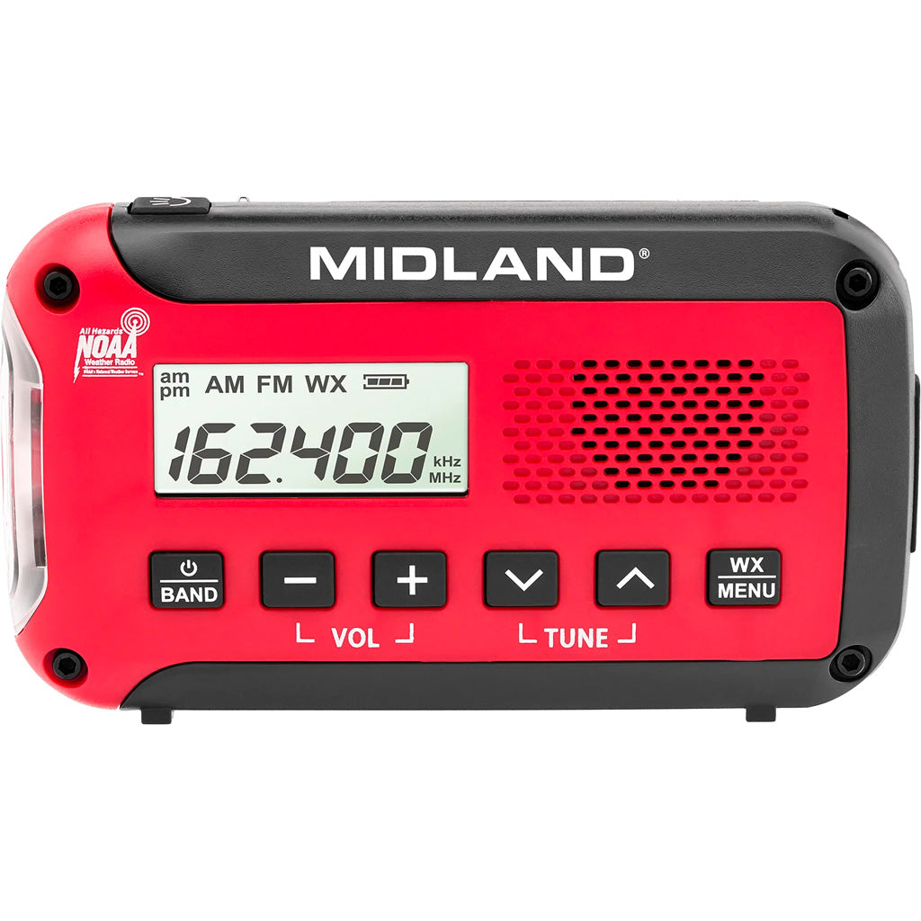 Midland ER10VP AM/FM/Weather Alert Emergency Radio with Flashlight