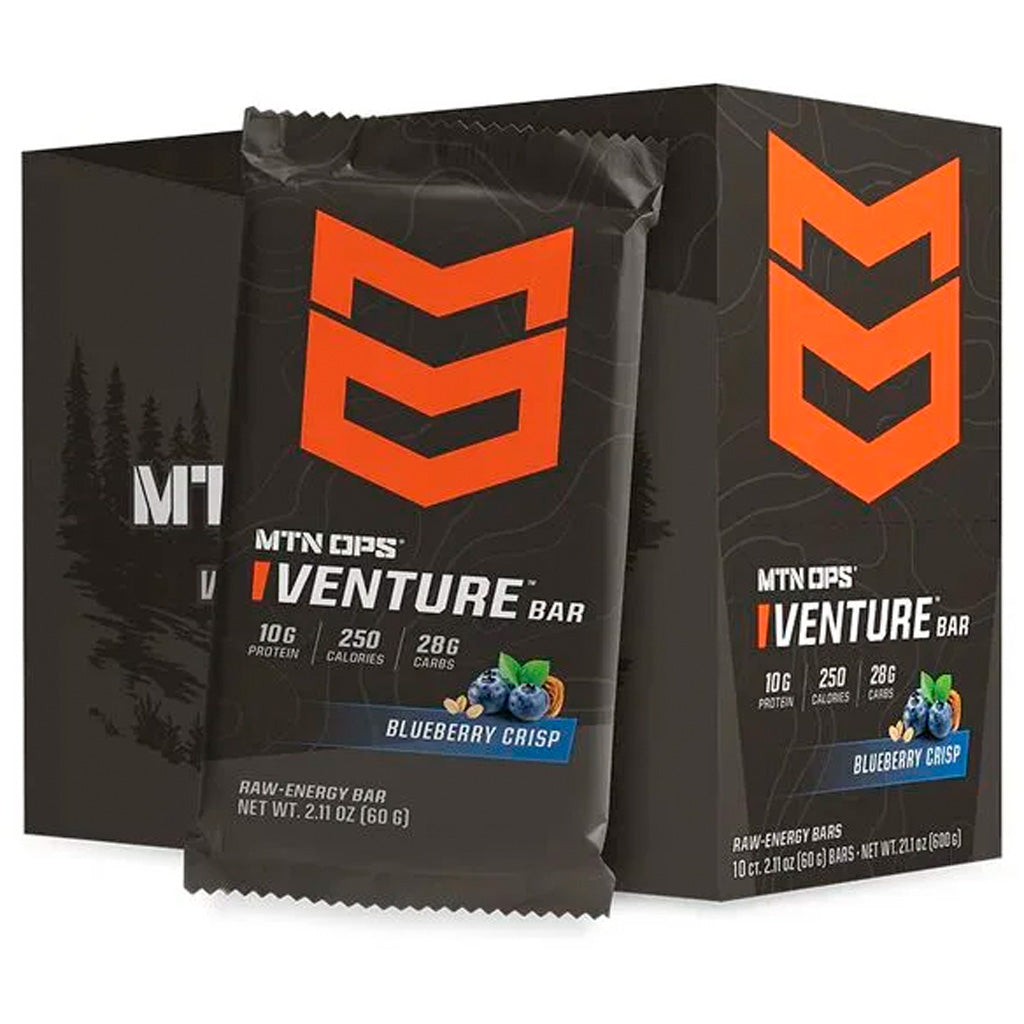 MTN OPS Venture Blueberry Crisp Bar Peanut-Based Plant Protein 10pk