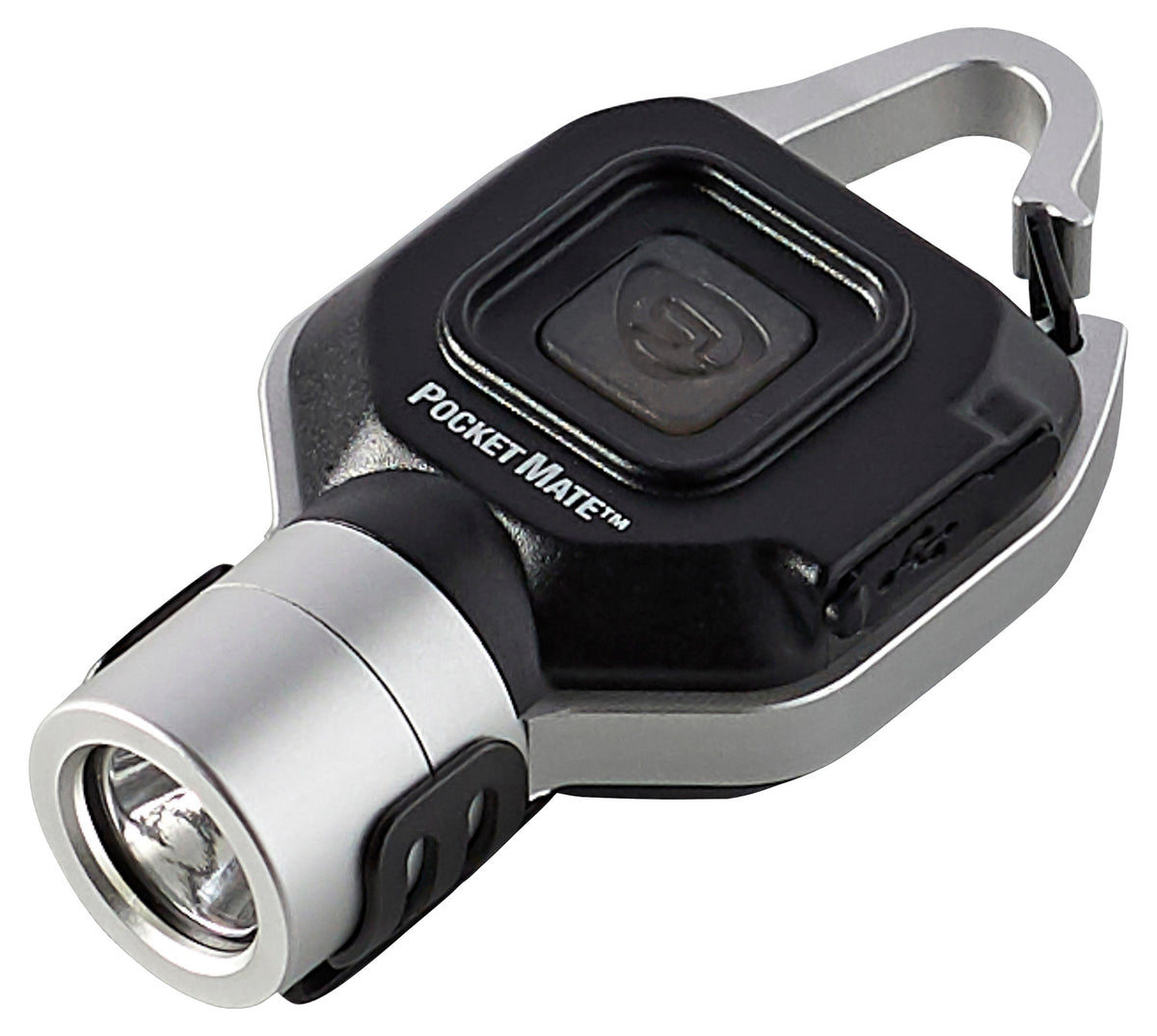 Streamlight 73300 Pocket Mate USB Rechargeable Flashlight Silver 325 Lumen White LED Key Ring Light