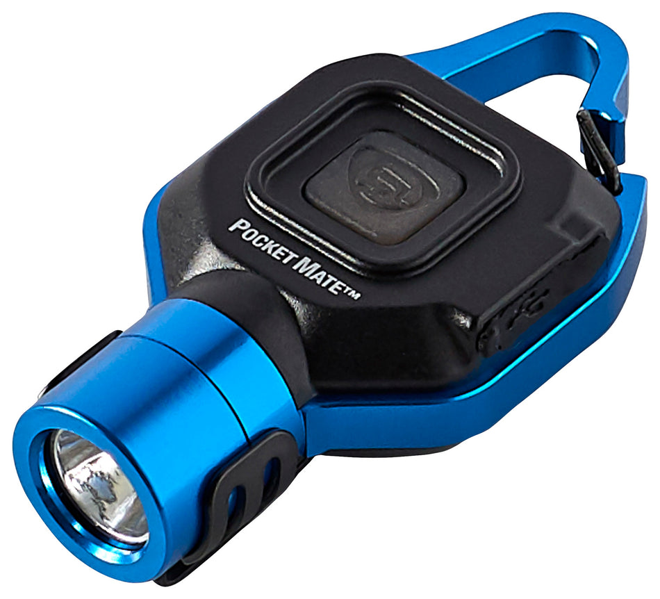 Streamlight Pocket Mate Model 73302 Blue USB Rechargeable 325 Lumens Compact LED Light