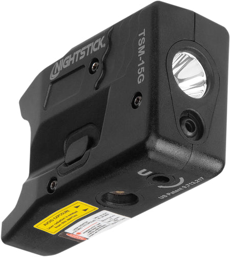 Nightstick TSM15G S&W M&P Shield/Shield Plus Weapon-Mounted Light Green Laser Black 150 Lumens