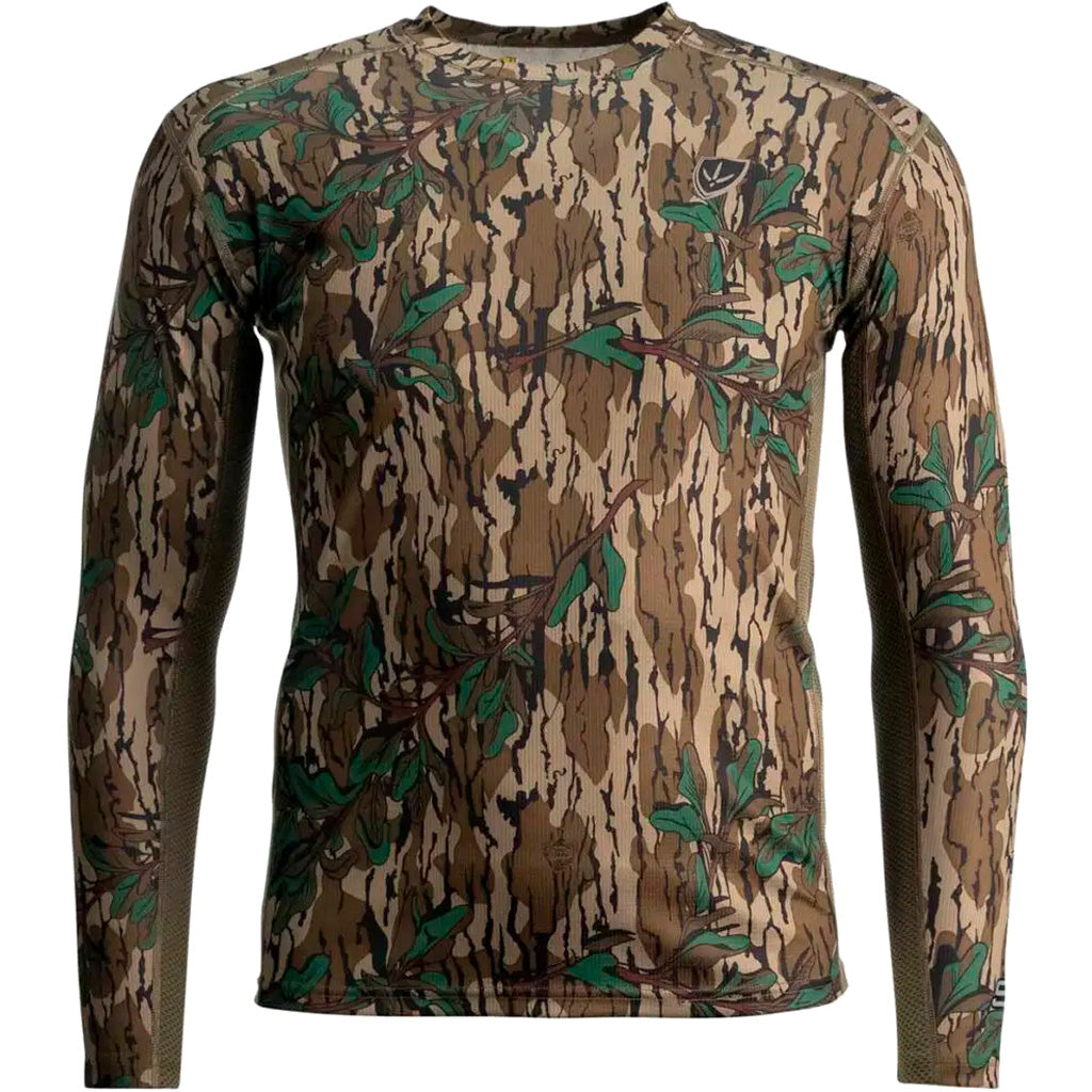 Blocker Finisher Turkey LS Camo Performance Tee MO Greenleaf Small