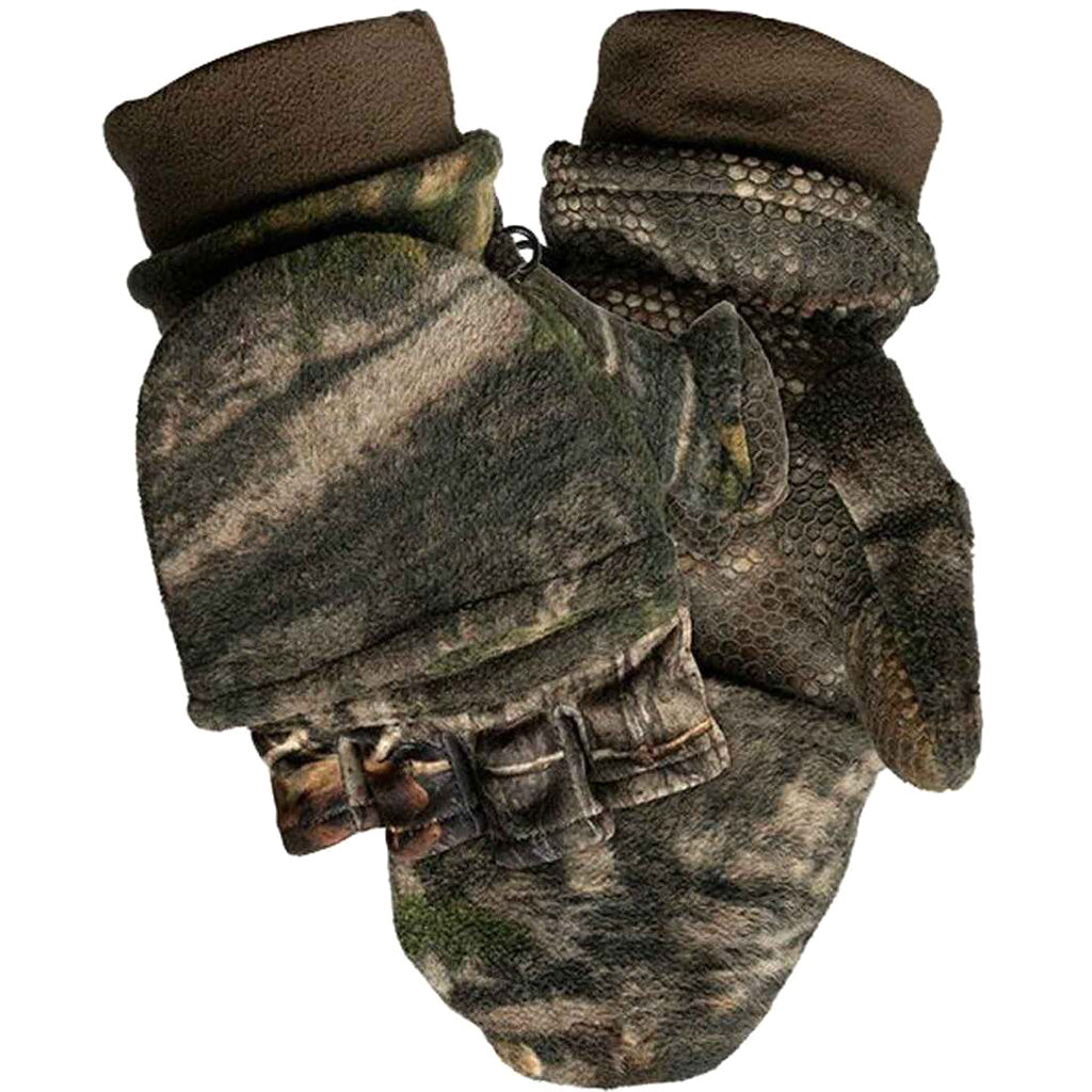 ScentLok Fleece Flip-Up Mitt Hunting Glove MO Country DNA Medium