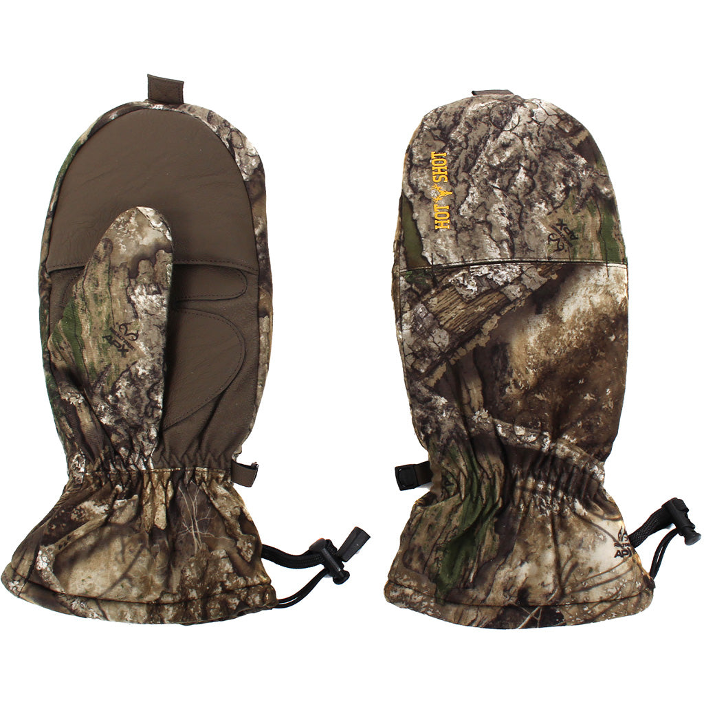 Hot Shot Huntsman Cold-Weather Pop-Top Mitten Medium Realtree APX