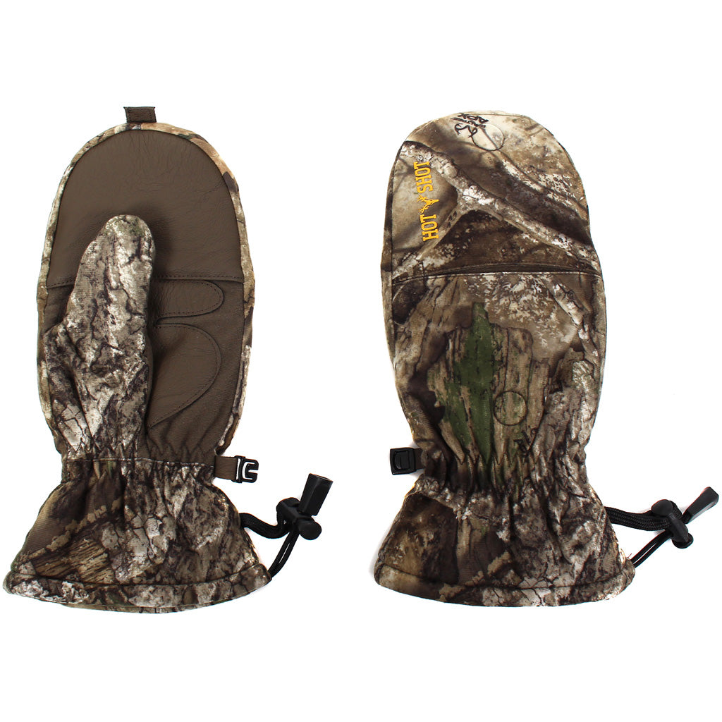 Hot Shot Youth Huntsman Fleece Pop-top Mitten OSFM Realtree APX