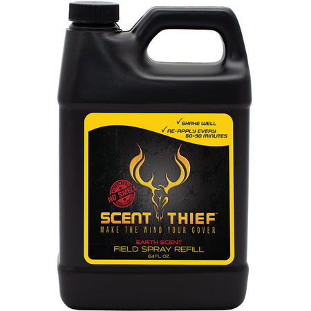 Scent Thief Field Spray Refill 64oz No Smell System Hunting Formula