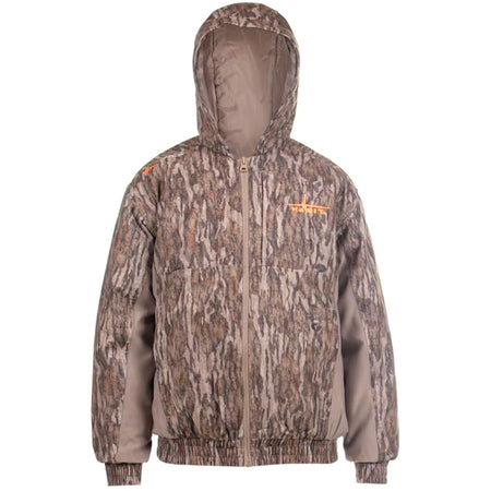 Habit Men's Cedar Branch Hunting Bomber Jacket, 2X-Large - Mossy Oak New Bottomland
