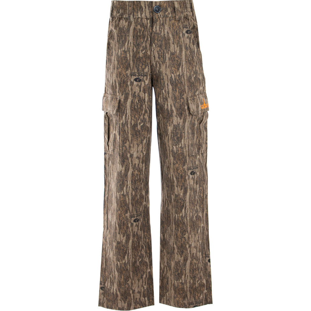 Habit Youth Bear Cave Camo Field Pant YM - Mossy Oak New Bottomland