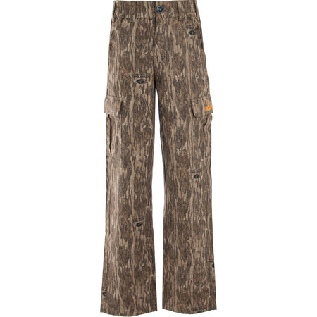 Habit Youth Bear Cave Camo Field Pant YM - Mossy Oak New Bottomland