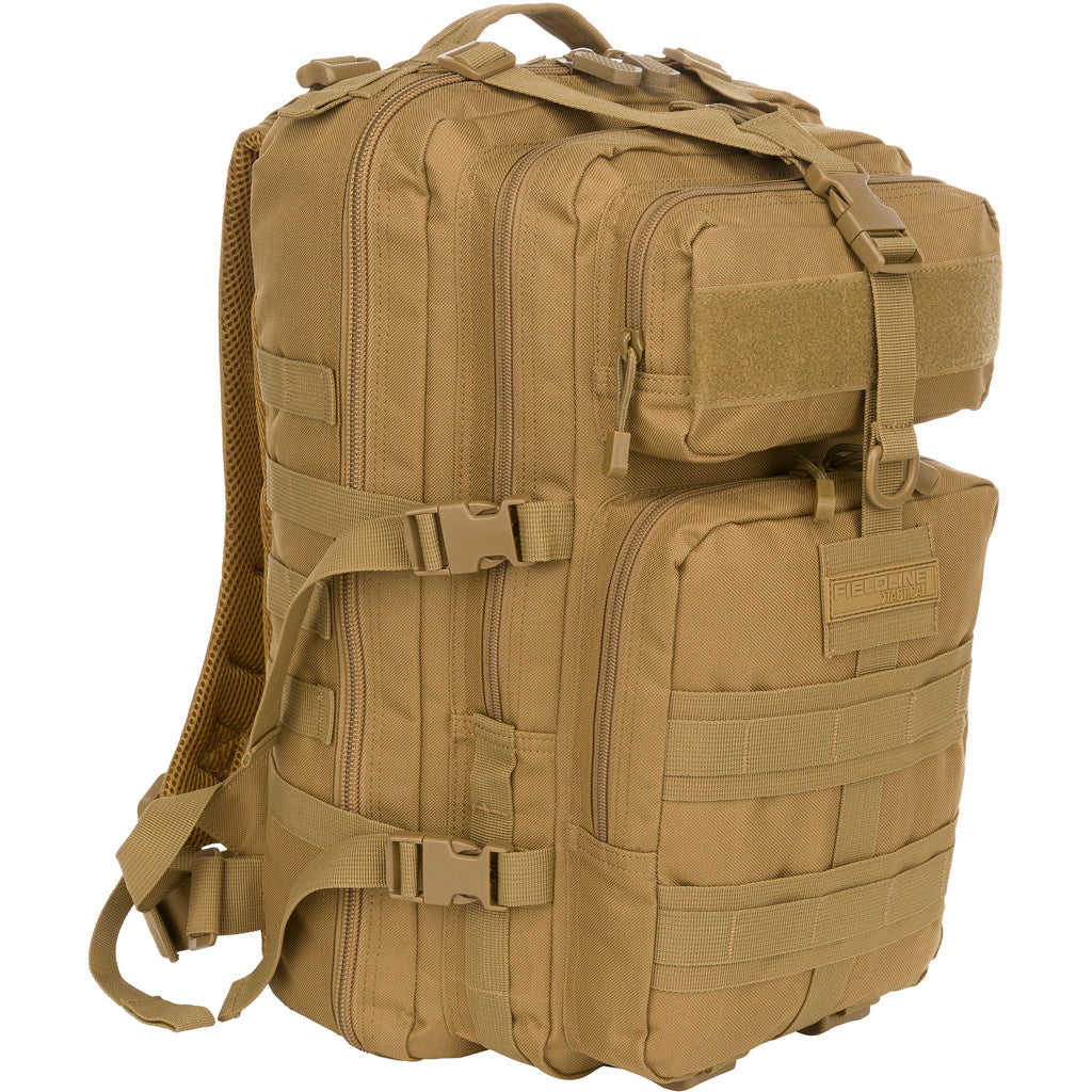 Fieldline Tactical Backpack 30.5L Desert Clay with Organizer and MOLLE