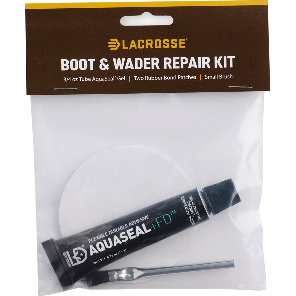 LaCrosse Rubber Boot & Wader Repair Kit with Aquaseal Adhesive
