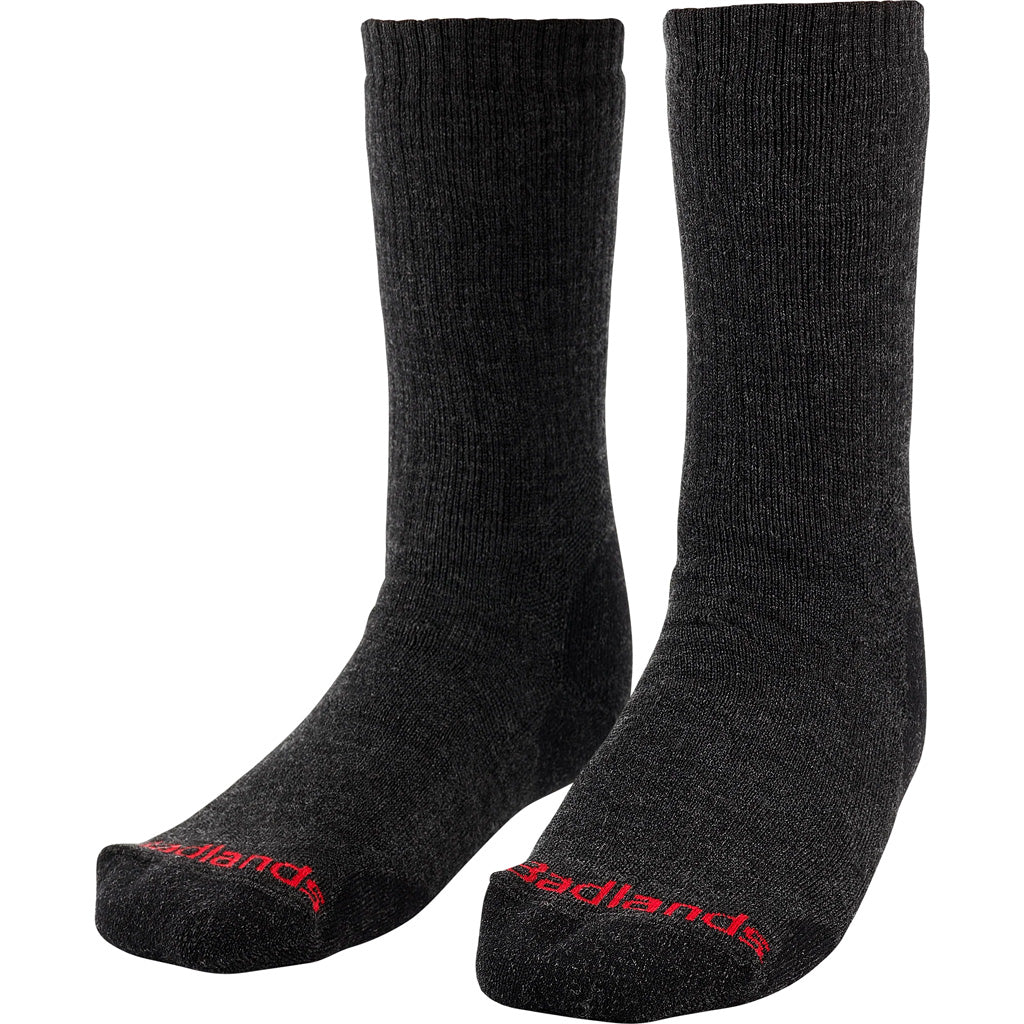 Badlands Merino Wool Heavyweight Crew Sock Black XL