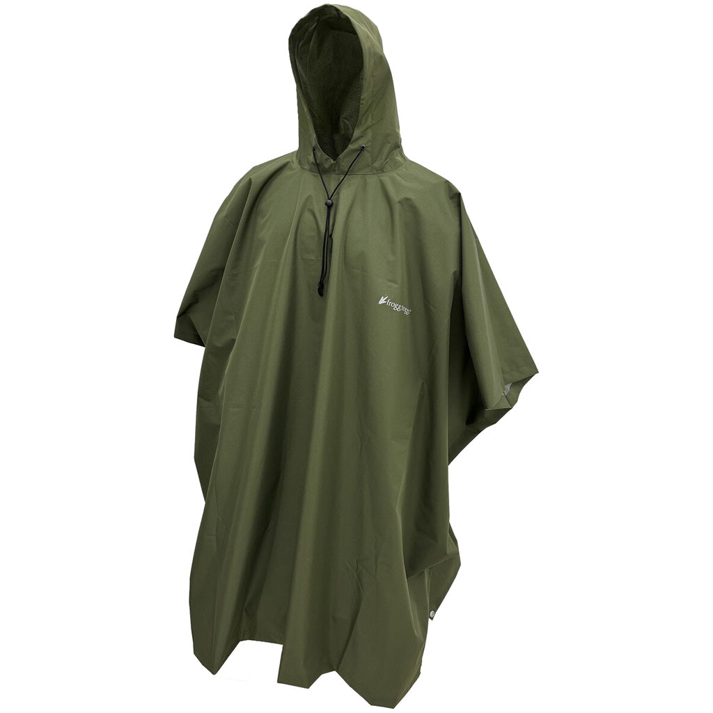 Frogg Toggs Army Green Waterproof Poncho and Tarp One Size Fits All